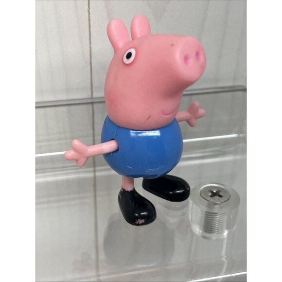 Peppa Pig Family Set Daddy Peppa George Mummy Tourist Figures Cake Topper’s x 5 - Picture 10 of 16